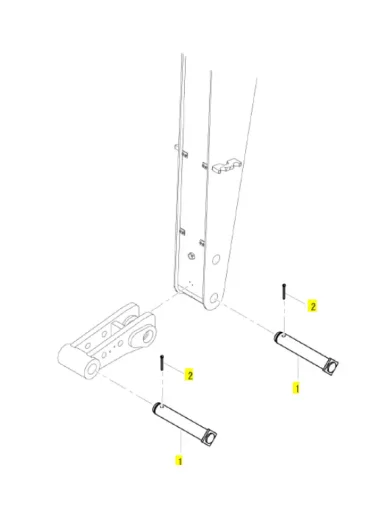Yanmar Bolzen Buchsen Kit - Löffel