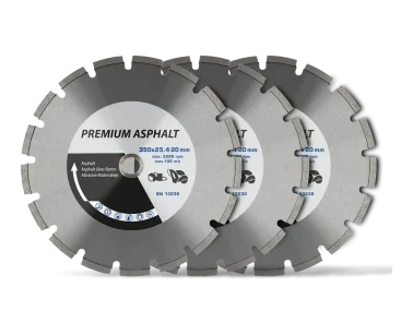Norton Diamantscheibe Asphalt 3er-Set