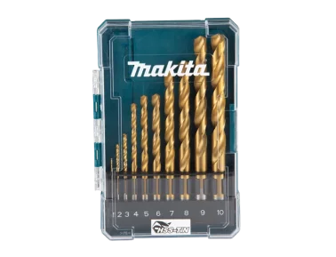 Makita Metallbohrer-Set 10-tlg HSS-TiN, D-72849