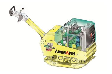 Ammann APH110-95 reversierbare Rüttelplatte, E-Start