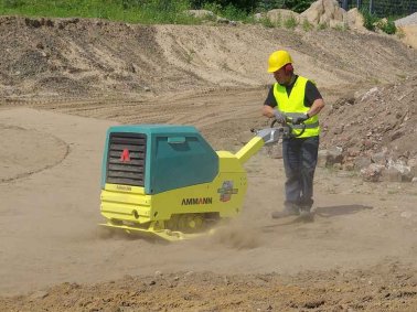 Ammann APH110-95 reversierbare Rüttelplatte, E-Start