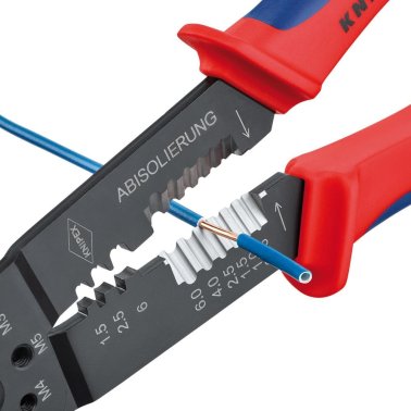 KNIPEX Crimpzange Nr. 97 22 240 für Kabelschuhe und Steckverbinder, 240mm