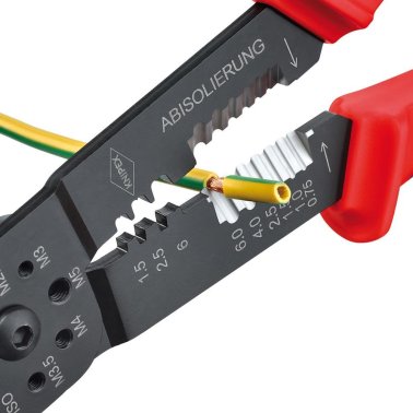 KNIPEX Crimpzange Nr. 97 22 240 für Kabelschuhe und Steckverbinder, 240mm