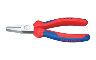 KNIPEX Flachzange Mehrkomponenten-Griff