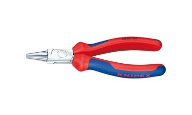 KNIPEX Rundzange Mehrkomponenten-Griff, verchromt