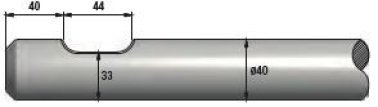 Spitzmeißel passend für Epiroc/Atlas Copco - Variante: SB 52