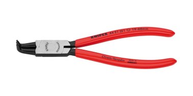 KNIPEX Sicherungsringzange, für Innenringe in Bohrungen, gebogen