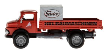 Siku Modell - HKL Mercedes LKW mit Kramer Radlader 411