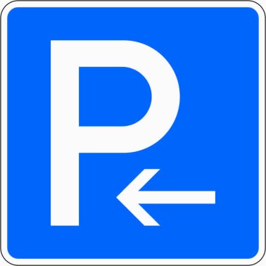 VZ 314-10 Parken Anfang (Aufstellung rechts), Parken Ende (Aufstellung links)