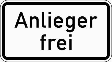 VZ 1020-30 Anlieger frei