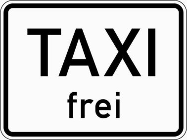 VZ 1026-30 Taxi frei