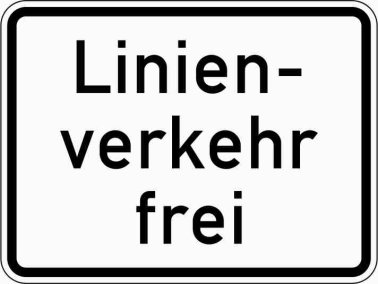 VZ 1026-32 Linienverkehr frei