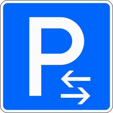 VZ 314-30 Parken Mitte (Aufstellung rechts oder links)