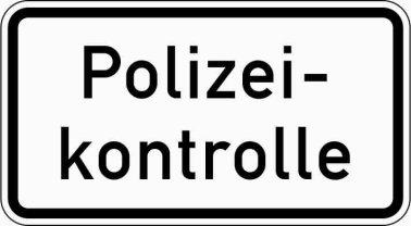 VZ 1007-58 Polizeikontrolle