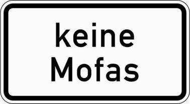 VZ 1012-33 keine Mofas