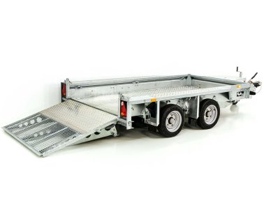 Ifor Williams Baumaschinen-Anhänger GX - Zulässiges Gesamtgewicht: 2,7 t, Ladefläche: 303 x 157 cm, Rampen: 1 Stk. breit