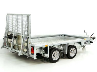 Ifor Williams Baumaschinen-Anhänger GX - Zulässiges Gesamtgewicht: 2,7 t, Ladefläche: 303 x 157 cm, Rampen: 1 Stk. breit