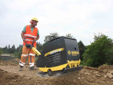 BOMAG BPR60/65 D reversierbare Rüttelplatte, E-Start
