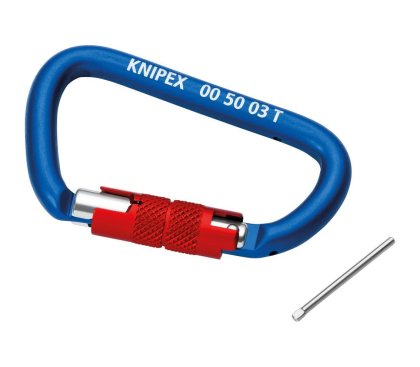 KNIPEX Materialkarabiner-Paar