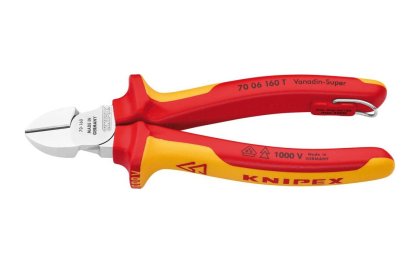 KNIPEX VDE-Seitenschneider mit Befestigungsöse