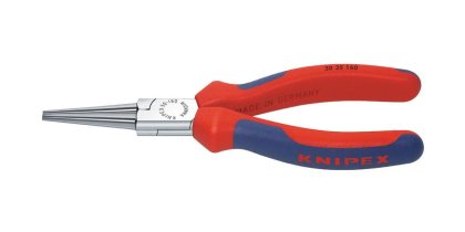 KNIPEX Langbeckzange, runde Backen, Mehrkomponenten-Griff