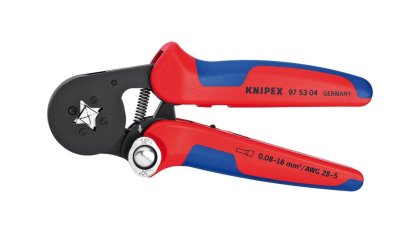 KNIPEX Crimpzange 4-Kant, selbsteinstellend