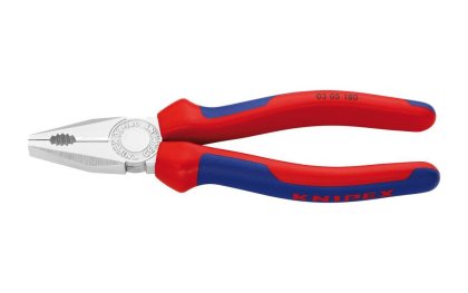 KNIPEX Kombizange Mehrkomponenten-Griff, verchromt