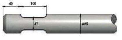 Spitzmeißel passend für Epiroc/Atlas Copco - Variante: SB 200, SB 202, SBC 410, TEX 180H