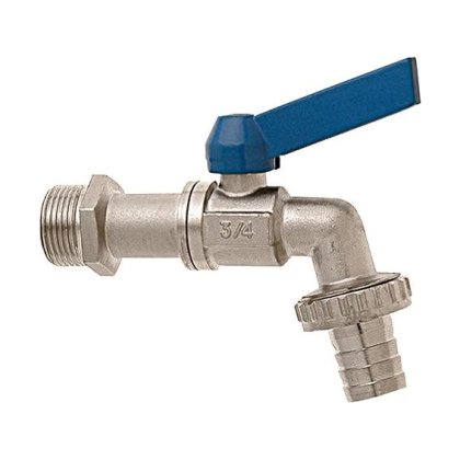 GEKA® Kugel-Auslaufventil blau - Nennweite: 3/4 Zoll (12 mm)