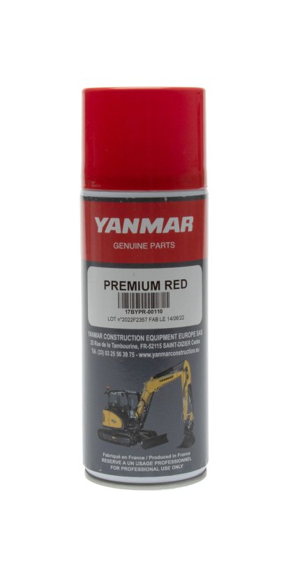 Yanmar Sprühdose - Farbe: Premium Rot 400ml