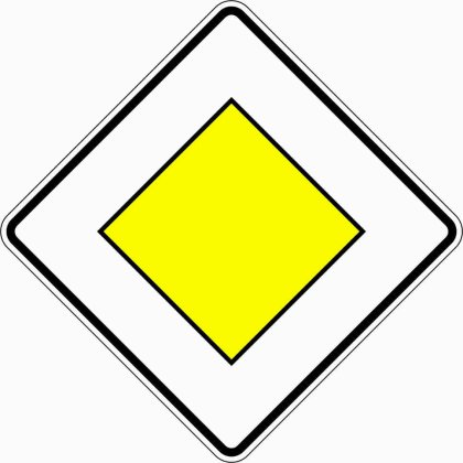 VZ 306 Vorfahrtstraße