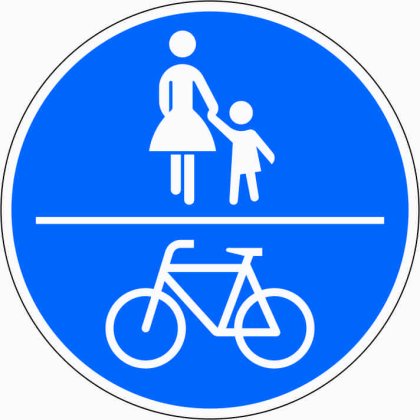 VZ 240 Gemeinsamer Geh- und Radweg