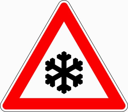 VZ 101-51 Schnee- oder Eisglätte