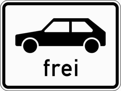 VZ 1024-10 Personenkraftwagen frei
