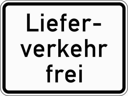 VZ 1026-35 Lieferverkehr frei
