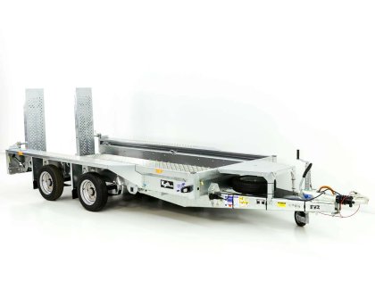 Iflor Williams Baumaschinen-Anhänger GX - Zulässiges Gesamtgewicht: 3,5 t, Ladefläche: 366 x 157 cm, Rampen: 2 Stk. schmal