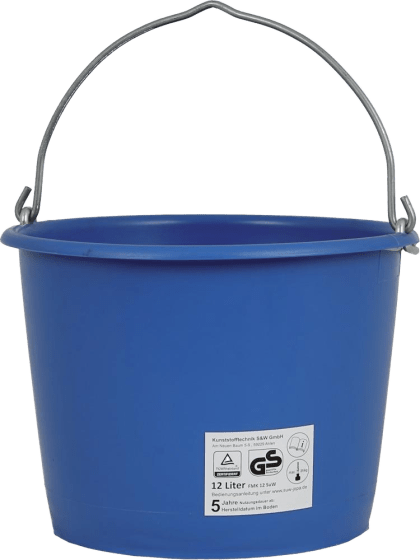 Baueimer, kranbar,12 Liter