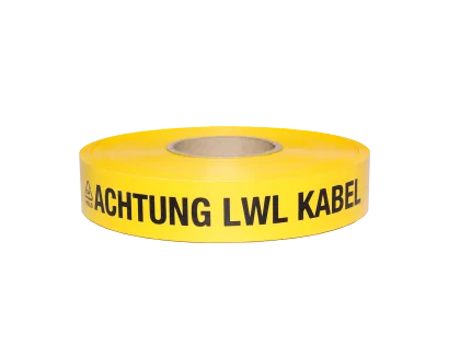 Trassenwarnband ACHTUNG LWL KABEL