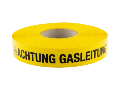 Trassenwarnband ACHTUNG GASLEITUNG