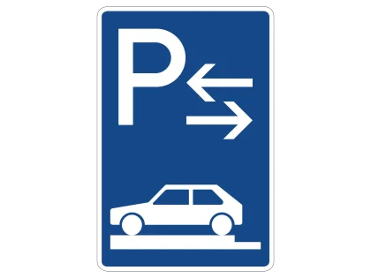 VZ 315-83 Parken auf Gehwegen Mitte