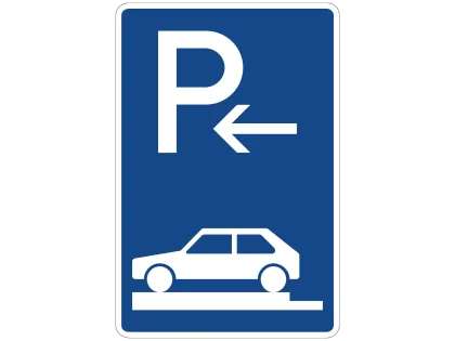 VZ 315-82 Parken auf Gehwegen Ende