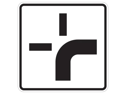 VZ 1002-20 Verlauf einer Vorfahrtstraße