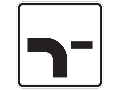 VZ 1002-13 Verlauf einer Vorfahrtstraße