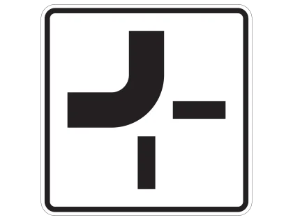 VZ 1002-11 Verlauf einer Vorfahrtstraße