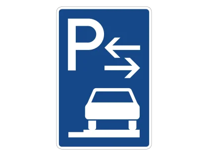 VZ 315-68 Parken auf Gehwegen Mitte