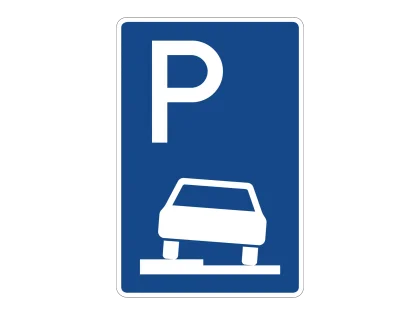 VZ 315-50 Parken auf Gehwegen