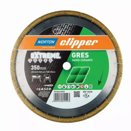 Norton Clipper Diamantscheibe Extreme Gres 350 x 25,4 mm