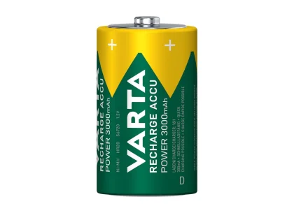 VARTA Akku Power Mono D, 3000 mAh, 2er Blister