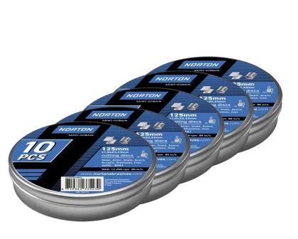 50x Norton Clipper Metall-Inox Trennscheiben 125x22,23 mm