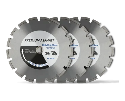 Norton Diamantscheibe Asphalt 3er-Set